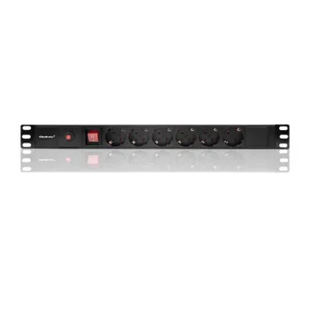 Qoltec Listwa zasilająca PDU antyprzeciążeniowa do RACK 19