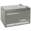 Qoltec Akumulator AGM | 12V | 14Ah | Bezobsługowy | Wydajny | LongLife | do UPS, security