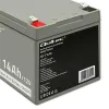 Qoltec Akumulator AGM | 12V | 14Ah | Bezobsługowy | Wydajny | LongLife | do UPS, security-878441