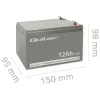 Qoltec Akumulator AGM | 12V | 12Ah | Bezobsługowy | Wydajny | LongLife | do UPS, security-878780