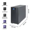 Qoltec Zasilacz awaryjny UPS On-line | Pure Sine Wave | 10kVA | 8kW | LCD | USB-878322