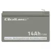 Qoltec Akumulator AGM | 12V | 14Ah | Bezobsługowy | Wydajny | LongLife | do UPS, security-878443