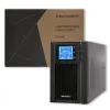 Qoltec Zasilacz awaryjny UPS On-line | Pure Sine Wave | 1kVA | 800W | LCD | USB-878339