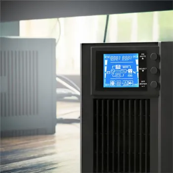 Qoltec Zasilacz awaryjny UPS On-line | Pure Sine Wave | 1kVA | 800W | LCD | USB-878341