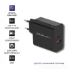 Qoltec Ładowarka sieciowa 63W | 5-20V | 1.5-3A | USB typ C PD | USB QC 3.0 | Czarna-879356