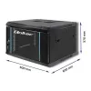 Qoltec Szafa RACK 19