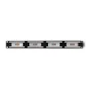 Qoltec Patch panel RACK | 24 porty | kat.5E UTP | Czarny-879574