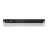 Qoltec Listwa zasilająca PDU do RACK 19'' | 1U | 16A | 8xSCHUKO | 2m-879611