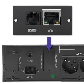 Qoltec Zasilacz awaryjny UPS RACK | 3kVA | 2400W | LCD-879920