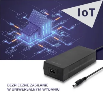 Qoltec Zasilacz desktopowy 120W | 24V | 5A | 5.5*2.5 | + kabel zasilajacy-879865