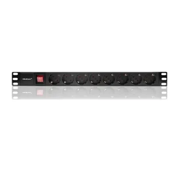 Qoltec Listwa zasilająca PDU do RACK 19'' | 1U | 16A | 8xSCHUKO | 2m-879611