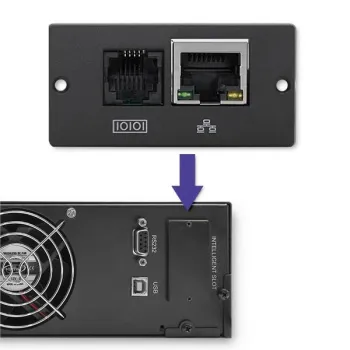 Qoltec Zasilacz awaryjny UPS RACK | 1kVA | 800W | LCD-879896