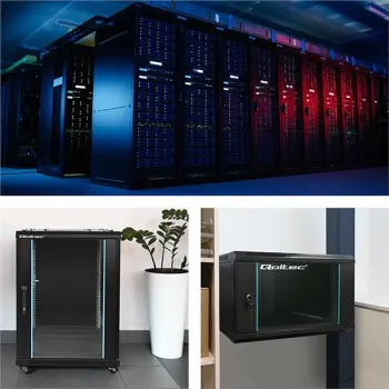 Qoltec Szafa RACK 19
