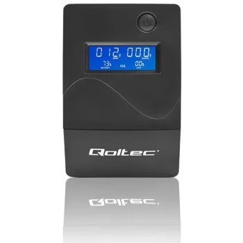 Qoltec Zasilacz awaryjny UPS Line Interactive | Monolith | 450VA | 240W | LCD | USB | RJ45-880677