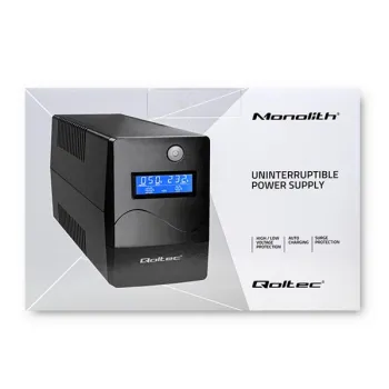 Qoltec Zasilacz awaryjny UPS Line Interactive | Monolith | 1000VA | 600W | LCD | USB | RJ45-880670