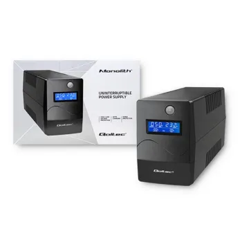 Qoltec Zasilacz awaryjny UPS Line Interactive | Monolith | 650VA | 360W | LCD | USB | RJ45-880691