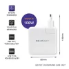 Qoltec Ładowarka GaN FAST 108W | 5-20V | 3-4.7A | USB C | Laptop | Smartfon | Biała-881621