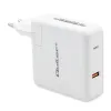Qoltec Ładowarka GaN FAST 108W | 5-20V | 3-4.7A | USB C | Laptop | Smartfon | Biała