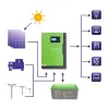 Qoltec Hybrydowy inwerter solarny Off-Grid 10kVA | 5.5kW | 100A | 48V | MPPT | AGM GEL | Sinus | opcja Wi-fi -881523