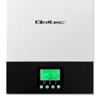 Qoltec Hybrydowy inwerter solarny Off-Grid 3kVA | 2.4kW | 80A | 24V | MPPT | AGM GEL | Sinus | opcja Wi-fi-881792