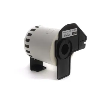 Etykiety JetWorld Zamiennik Brother DK Czarny na Białym 62mm*15.24m  DK22212, DK-22212, DK22.212