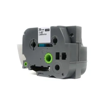 Taśma JetWorld Niebieski na Przezroczystym Zamiennik Brother 36mm x 8m TZe-163 (TZE163, TZ163, TZ-163, AZE163, AZE-163)