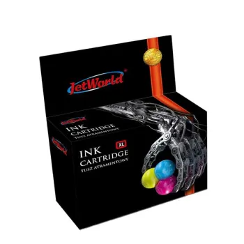 Tusz JetWorld  Trójkolorowy HP 703 zamiennik refabrykowany (wskazuje poziom tuszu) CD888AE