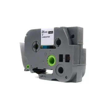 Taśma JetWorld Czarny na Czerwonym Zamiennik Brother 24mm x 8m TZe-451 (TZE451, TZ451, TZ-451, AZE451, AZE-451)