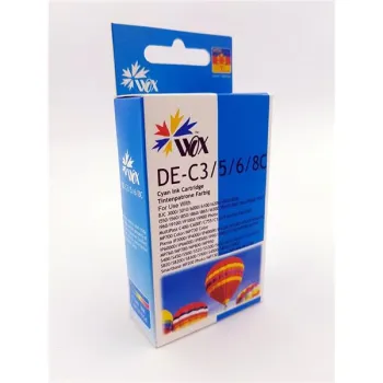 Tusz Wox Cyan Canon BCI3EC / BCI6EC zamiennik 4480A002