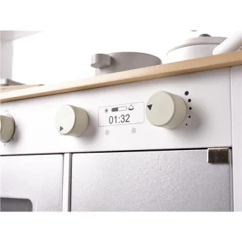 Kuchnia dla dzieci drewniana  MDF MODERN CLASSIC akcesoria 82cm szara-898913