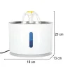 Poidełko fontanna dla psa kota zwierząt automatyczne poidło LED USB 2,4l filtr czyszczący-904485