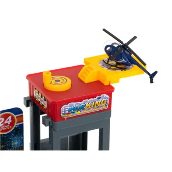 Parking samochodowy garaż wielopoziomowy piętrowy stacja benzynowa myjnia-904765