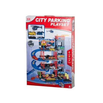 Parking samochodowy garaż wielopoziomowy piętrowy stacja benzynowa myjnia-904767