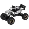 Samochód zdalnie sterowany na pilota RC Rock Crawler 1:12 4WD METAL srebrny-914569