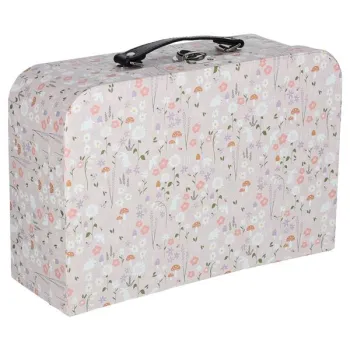 Domek dla lalek w walizce akcesoria drewniane mebelki-914854