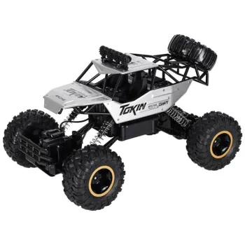 Samochód zdalnie sterowany na pilota RC Rock Crawler 1:12 4WD METAL srebrny-914569