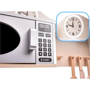 Kuchnia dla dzieci drewniana MDF LULILO KUKETO akcesoria 85cm-914477