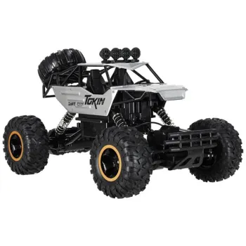 Samochód zdalnie sterowany na pilota RC Rock Crawler 1:12 4WD METAL srebrny-914573