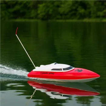 Łódź zdalnie sterowana na pilota RC 4CH mini CP802 czerwona-914969