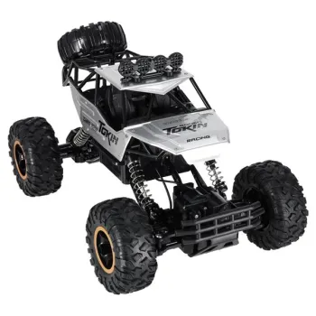 Samochód zdalnie sterowany na pilota RC Rock Crawler 1:12 4WD METAL srebrny-914568