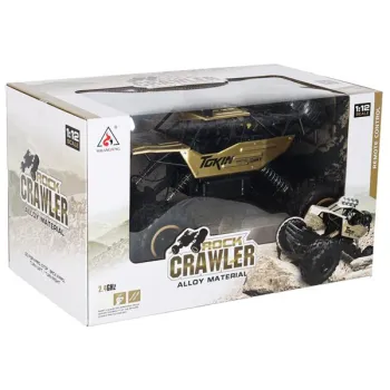 Samochód zdalnie sterowany na pilota RC Rock Crawler 1:12 4WD METAL złoty-914592