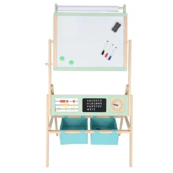 Tablica magnetyczna kredowa dwustronna LULILO Kredo kredy markery magnesy kosze-914879