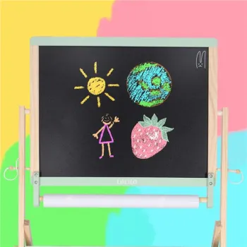 Tablica magnetyczna kredowa dwustronna LULILO Kredo kredy markery magnesy kosze-914887