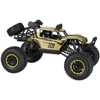 Samochód zdalnie sterowany 2,4GHz 1:8 51cm metal złoty-915465