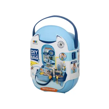 Zestaw lekarza z akcesoriami w walizce 34el. + stolik-915015