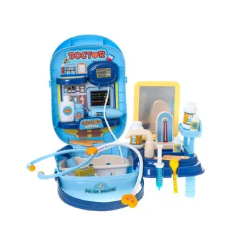 Zestaw lekarza z akcesoriami w walizce 34el. + stolik-915008