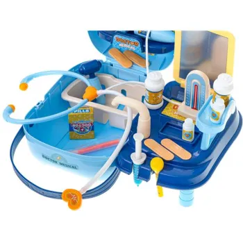 Zestaw lekarza z akcesoriami w walizce 34el. + stolik-915012