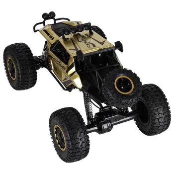 Samochód zdalnie sterowany 2,4GHz 1:8 51cm metal złoty-915469