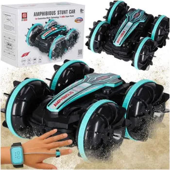 Samochód zdalnie sterowany Amfibia sterowany gestami 4x4 360 2,4GHz 3,7V