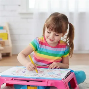 Projektor rzutnik stolik do rysowania karty różowy-927410